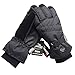 Black Men Waterproof Thinsulate Winter Cold Weather Ski Snowboard Gloves