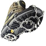 YUEDGE Universal Anti Slip Ice Cleats Shoe Boot Grips Traction Crampon Snow Spikes Grips Cleats