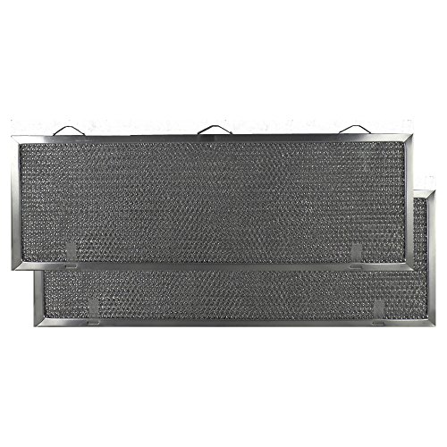 2-PACK Air Filter Factory 7-1/8 X 20-13/16 X 5/16 Range Hood Aluminum Grease Filters AFF195-M