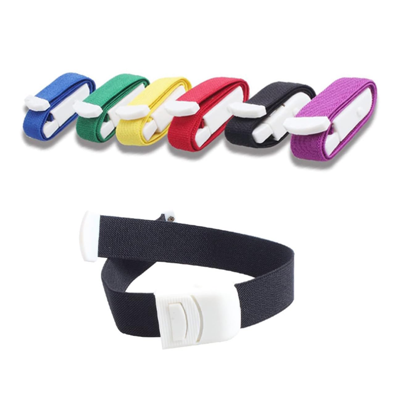 Photo 1 of 6-Pack Tourniquet Elastic First Aid Quick Release Medical Sport Emergency Tourniquet Buckle Band (6)
