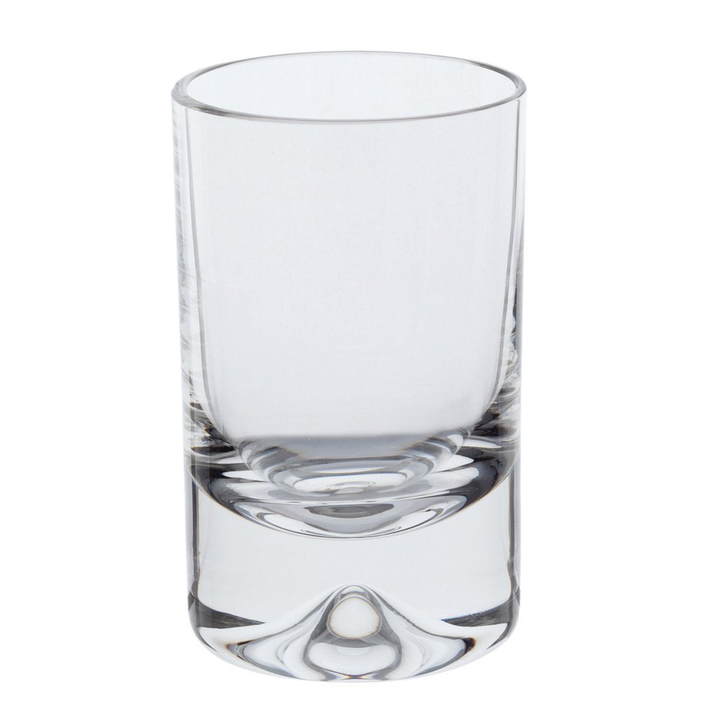 Dartington Crystal TU10/3/P - Dimple Crystal Shot Glass, Set of 2, 10x19.2x8 cm