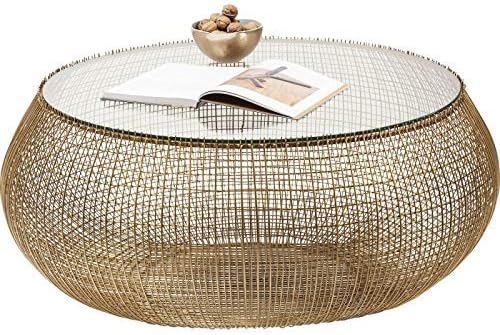 Kare Design Couchtisch Cesta Gold Grosser Couchtisch Lounge Couchtisch Couchtisch Gold Luxus Couchtisch H B T 47x105x105cm Amazon De Kuche Haushalt