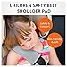 Gray Seat Belt Pillow for Kids 2PC, Seatbelt Pillow for Child Travel, Seat Belt Pillow for Toddler Head Protector, Shoulder Pad for Car Safety Seatbelt, Car Sleeping Seat Belt Pillow Support
