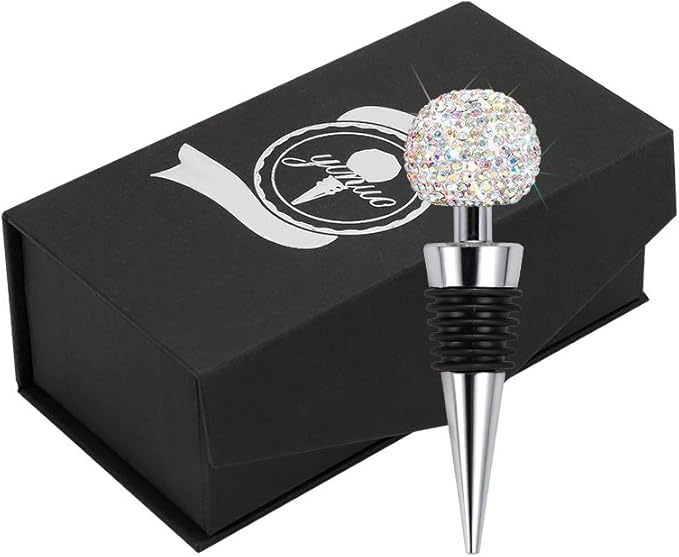 Decorative Wine Stopper, SAVORI Bling Rhinestone Wine and