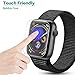 [8 Pack] AnoKe for Apple Watch iWatch 44mm/42mm Screen Protector (Series 4 /Series 3/2/1), [Not Glass] Liquid Skin [Max Coverage] Curved Edge Case Band Friendly Lifetime Replacement Warranty