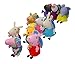 Adorable Original Plush Peppa Pig Family & Friends Pack of 10 Plush Toys Characters (Pedro)