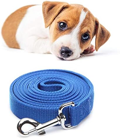 Be Good Dog Leash Perfectmade Multiple-Use Long Nylon Training Lead Leash 3 Color Choice Durable Heavy Duty Friction Reducing Rope Lead Perfect for Walking Running Training Red/Blue/Black