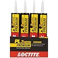 Loctite PL Premium Polyurethane Construction Adhesive, Versatile Construction Glue for Wood, Concrete, Stone, Metal & More- 28 fl oz, Cartridge, 12 Pack