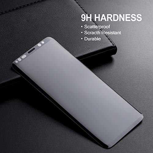 Galaxy S9 Plus Privacy Screen Protector, VitaVela [3D Curved] [Case Friendly] 9H Hardness Anti-Spy Tempered Glass Filmy, for Samsung Galaxy S9 Plus /S9+ (6.2") Black - Thumbnail 2