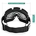 Odoland Snow Ski Goggles S2 Double Lens Anti-Fog OTG Windproof UV400 Eyewear for Men, Women and Youth-Skiing Snowboarding, White Frame Green Lens vlt 15%