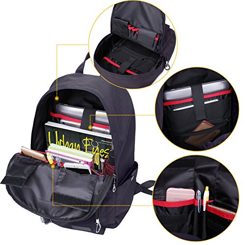 LUXUR Casual Laptop Backpack School Business Waterproof Hiking Daypack