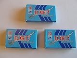 30 Lord Double Edge Safety Razor Blades Super Chrome