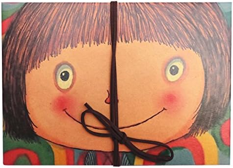 Duolaisu DIY Handmade Kraft Paper Scrapbooking Supplies Accordion Style Photo Album,Travel Wedding Anniversary Scrapbook Baby Memory Album Christmas Gift,8.3x6Inch