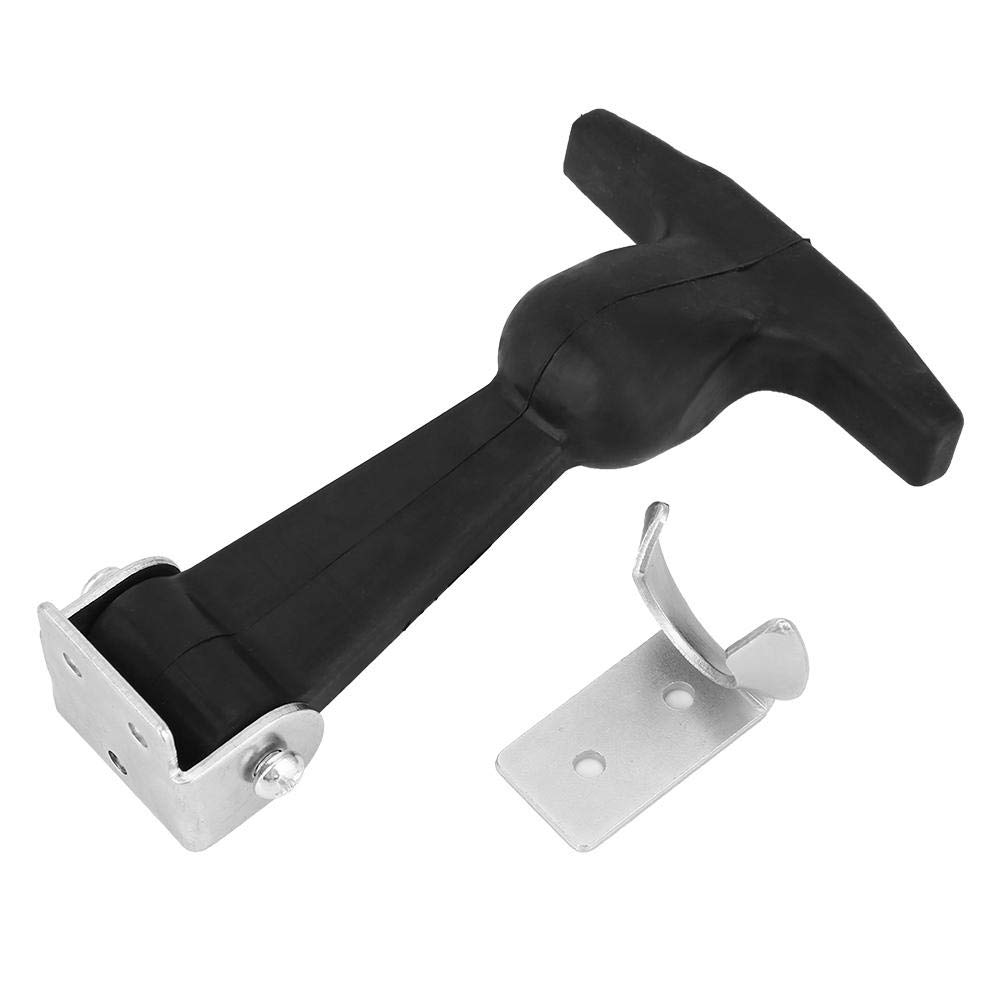 Walfront Draw Latch Engine Cover T-Handle Rubber Flexible Buckle (A25B)