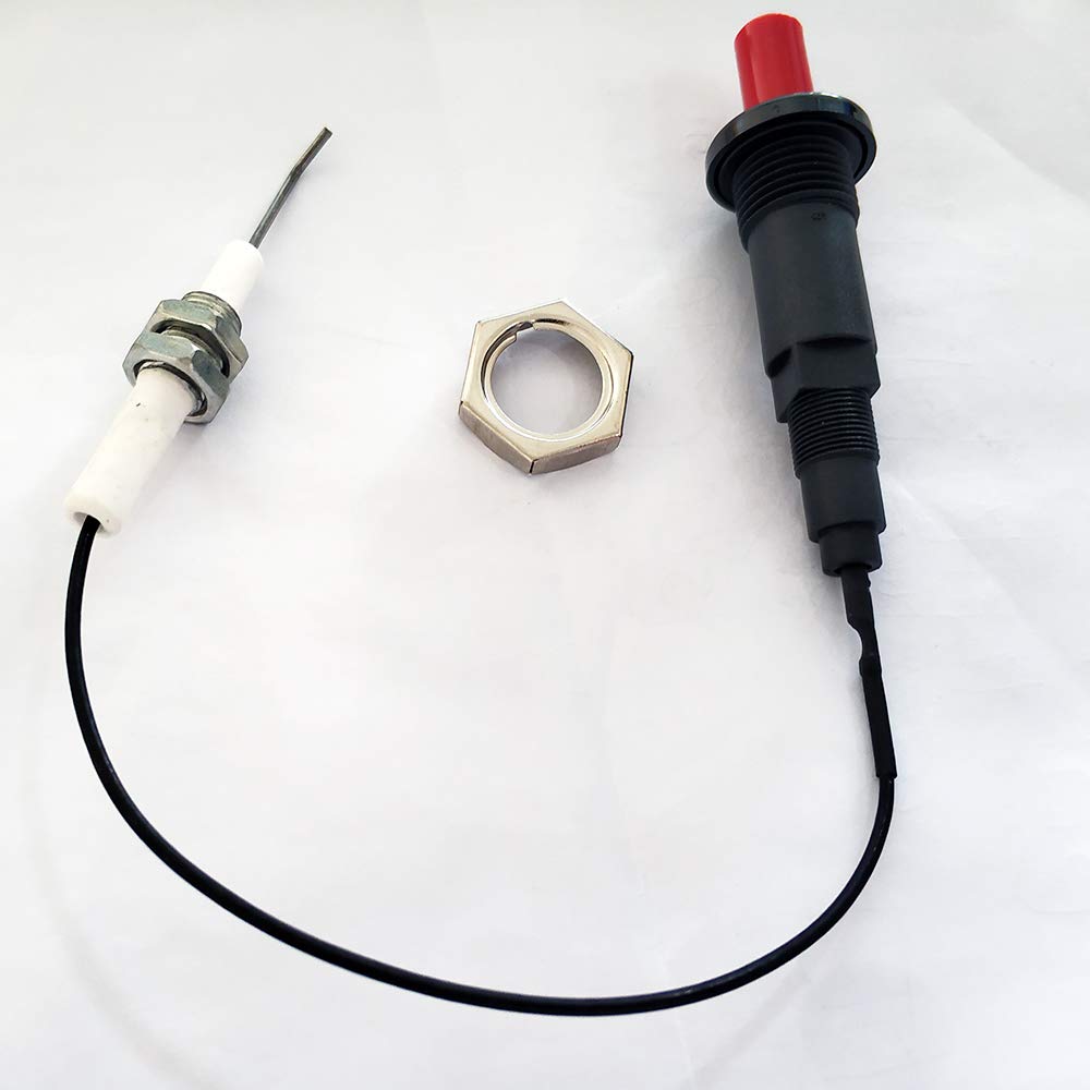 Mensi Propane Push Button Piezo Igniter Kit Gas Grill Range Heater Stove Spaker Generator Ignition Set 2pcs Lot Grill Igniters Patio Lawn Garden