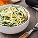 Vremi Spiralizer Vegetable Slicer Set - 3-Blade Handheld Vegetable Noodles and Zucchini Spaghetti Maker - Spiral Slicer Machine with Peeler - Stainless Steel Blade Mandoline Slicer - Black and White