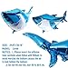 Baby Cute Shark Party Decorations Includes 1 Big Cake topper, 25 Cupcake toppers, 2 Shark Balloons and 2 Shell Balloons for Cake Decor, Baby Shower, 1st Birthday Decoration