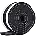 MAGZO Weather Stripping Door Seal, 3/4 Inch Wide X 3/8 Inch Thick Adhesive Foam Tape Soundproof Weatherstripping for Windows, 2 Rolls Total 13FT Black