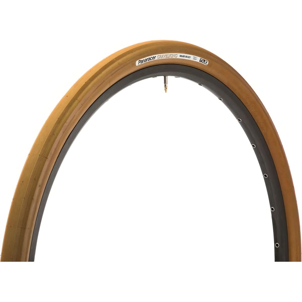 Panaracer Gravel King Slick Colour Edition Tubeless Compatible Gravel Tyre: Ginger/Brown, 700 x 38c, PA700GKCESL38BRC