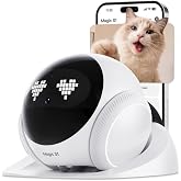 Mobile Pet Camera Robot, 1080P App-Controlled Home Camera for Dogs Cats | Drive from Your Phone, View Pets Around Home, 2-Way Audio in Real Time, See Clearly Day or Night, Auto Recharge Ready.