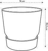 elho Greenville Round 16 Flower Pot with Integrated Water Reservoir view 5