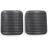 LTPREMIUM 2 Brake or Clutch Pedal Pad 52002750 – Fits Jeep Wrangler YJ TJ, Cherokee XJ & Ram 1500 2500 3500 4500 5500 Manual Transmission (2002-2018); 2-1/2″ Wide