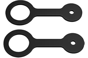 PalpitateC RV Shower Door Travel Latch Strap fits Most Shower Doors for Camper Trailer Motorhome, Black Silica Latch Strap Replace F100158276 / 0273349 (2 Pack)