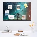 511bKqcKn5L. SS150 Navaris-Magnetic-Dry-Erase-Board-24-x-36-inches-Decorative-White-Board-for-Wall-with-Printed-Design-Includes-5-Magnets-and-Marker-Starry-Sky