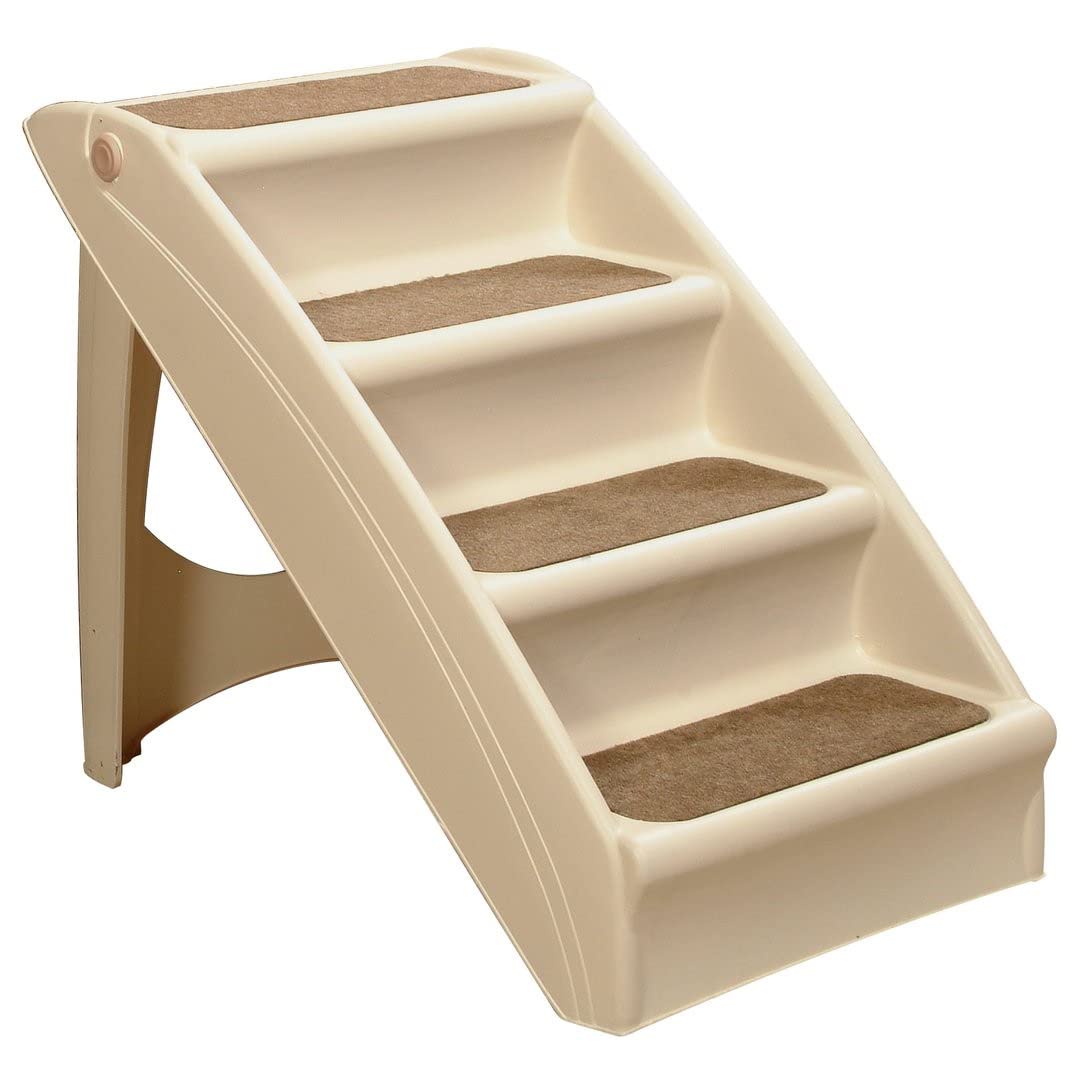 PetSafe Cozyup Folding Pet Steps, Dog and Cat Stairs, Lightweight, Easy to Store, Large