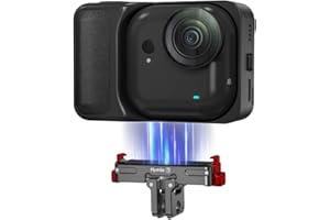 Magnetic Quick-Release Base for Insta360 GO Ultra Camera Mount Adapter Aluminum Alloy Stand Expansion Holder Bracket with 1/4