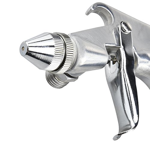 Tooluxe 31217L Mini Gravity Air Spray Gun, 90 Degree Swivel Cup, 0.5mm Nozzle, 200 CC Cup Capacity