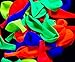 Blacklight Party Balloons That Glow in The Dark Under Blacklight - 11 inch Neon Flourescent Latex Balloons, 25 Count