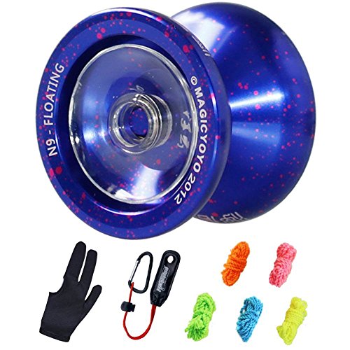 MAGIC YOYO N9 Floating Cloud, YOYO Professional Ball 5 Strings + Glove + Yoyo Holder