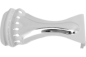 RiToEasysports Electric Guitar Tailpiece Replacement Alloy Material for Improved Sound Performance (Silver)