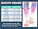 Doc Miller Compression Calf Sleeve for Men & Women, 20-30 mmHg Graduated Support, Knee High, Running, Shin Support, Calf Sleeves, Striped Design, 1 Pair
