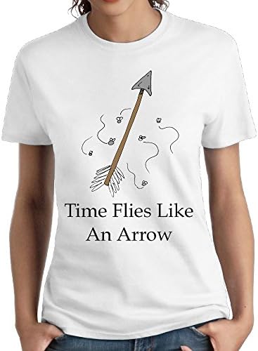 VVTV56E Time Flies Like An Arrow Female Fashion Designed Short Sleeve Cool T Shirts
