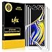 LK 2 Pack Screen Protector Compatible with Samsung Galaxy Note 9, New Version, Full Coverage Case Friendly, HD Transparent, Bubble Free-NW613