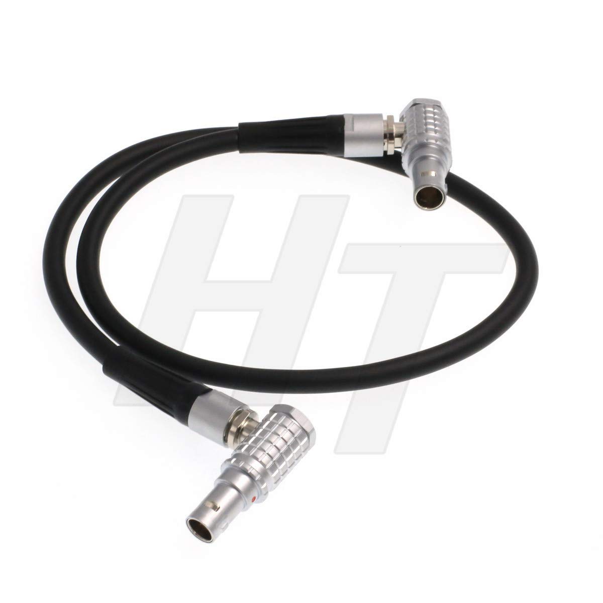 Right Angled 5 Pin Time Code Jam Sync Cable to 5 Pin for Timecode generator slate (RA-RA straight)