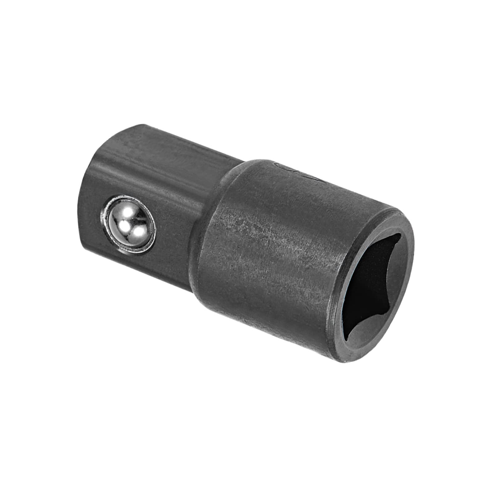 Kozelo Socket Adapter - [3/8" (F) x 1/2" (M)] Female to Male Conversion Tool for Driver/Ratchet Wrench Use, CR-V Steel Black