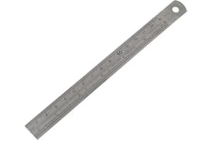 Straight Ruler Straight Ruler for Both Sides Metric 15 cm Stainless Steel Practical