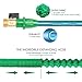 CXRCY Expandable Garden hoses, brand new double latex cores 3 times expanded car wash hoses, 3/4 inch solid brass joints, extra-strength fabrics - Flexible expansion metal hose with 10 Features