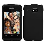 Asmyna KYOC5133HPCSO306NP Premium Durable Rubberized Protective Case for Kyocera Event C5133 - 1 Pack - Retail Packaging - Black