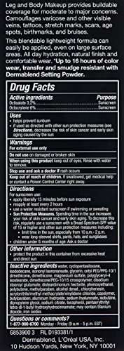 Dermablend Leg and Body Makeup Liquid Foundation  20n Light Natural, 3.4 Fl. Oz