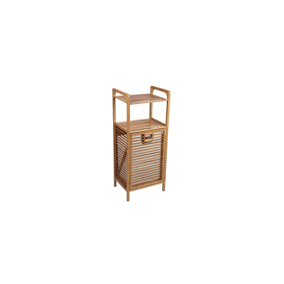 Household Essentials 62311 TiltOut Bamboo Laundry Hamper Storage