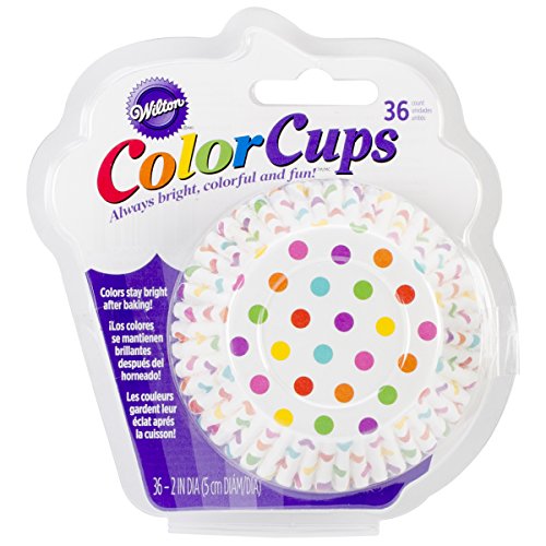Color Cups Cupcake Liners. Wilton 4150627 36Pack Color Baking Cup