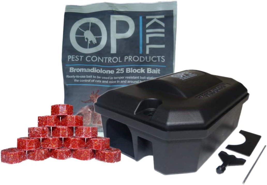 Opkill Rat Pack Silver External 300g (Professional Choice Blocks 15 x 20g & 1 x External Rat Bait box)
