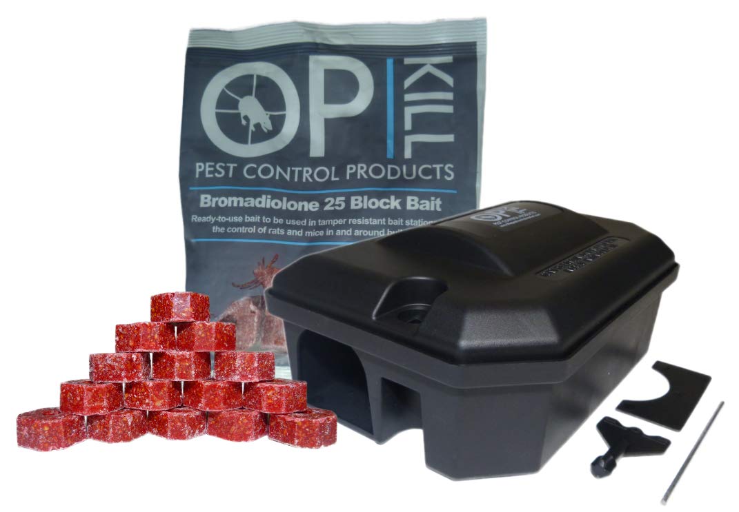 Opkill Rat Pack Silver External 300g (Professional Choice Blocks 15 x 20g & 1 x External Rat Bait box)