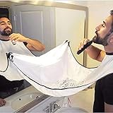 Beard Bid Apron For Man Shaving - Sunmid Beard Bib Hair Catcher for Shaving Bib Trimmer Apron & Beard Clippings Catcher Facial Hair Cape Sink Idea Gifts For Men