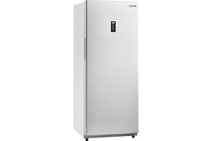 VEVOR Convertible Freezer/Refrigerator, 17 Cu.Ft Frost Free Upright Freezer with Temp Control Panel, Door Open too Long Alarm, Adjustable Shelves and LED, Standing Fridge for Kitchen, Office, Garage