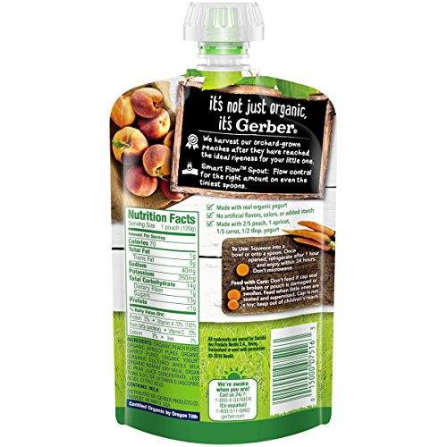 1 Gerber+Organic+Peaches+Apricots+Carrots